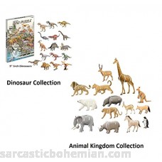 Top Race 3D Puzzle 3 Pack of Dinosaur and Animal Set Puzzles No Glue No Scissors Easy to Assemble. Set of 3 Puzzles B075RHJQ11